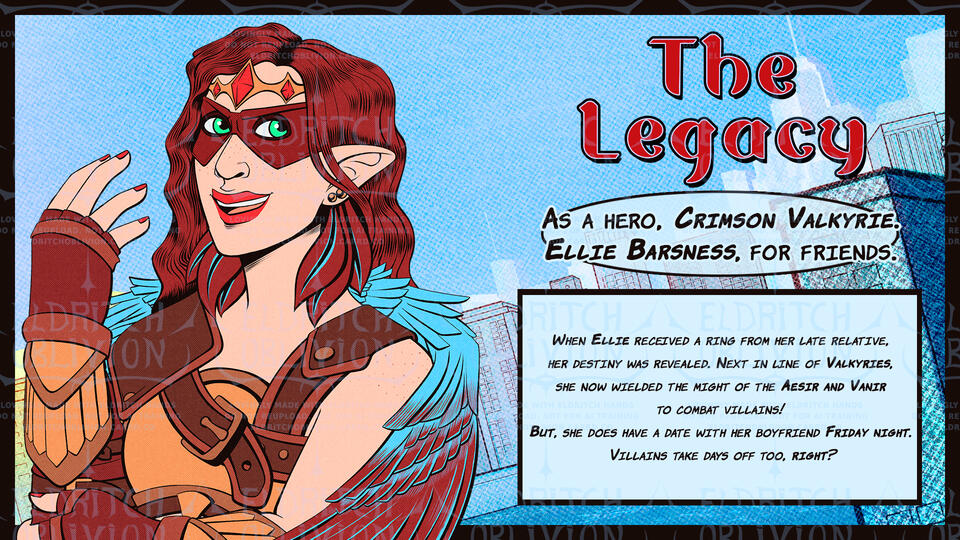 Promotional Art Commission Work for MalyNym's Mini Series Monthly Masks: The Outcasts