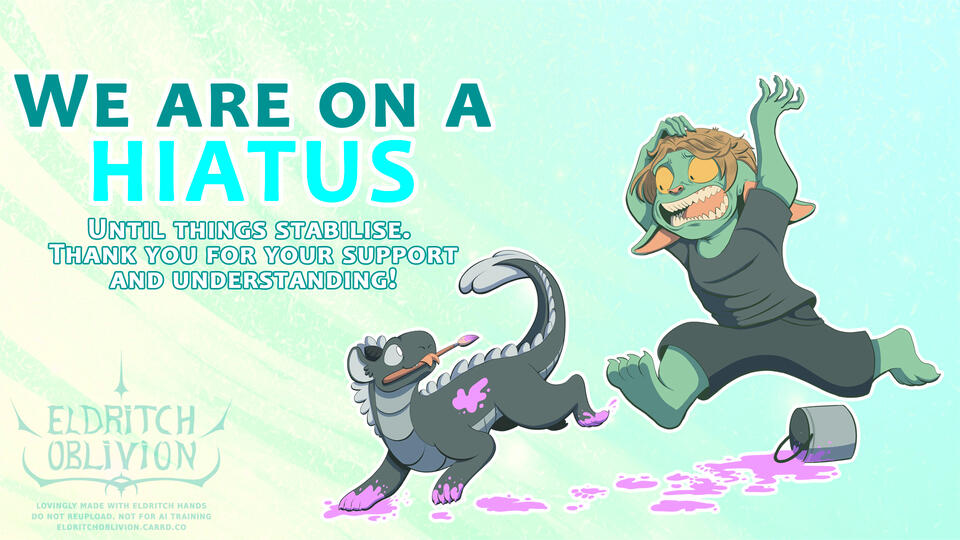 Announcement Art for Eldritch Oblivion's Old Brand (The Artsy Goob)