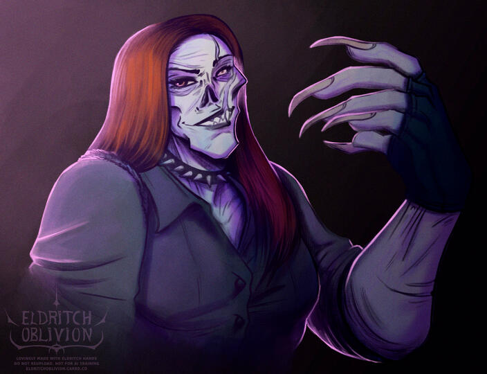 Vampire Sketchy Illustration